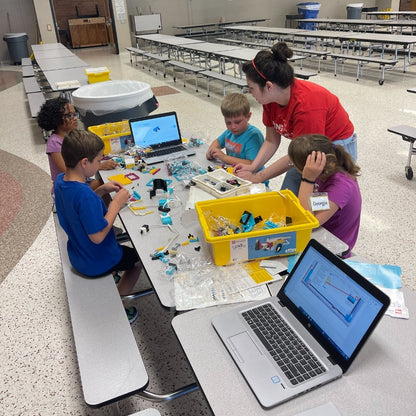 RoboMasters: Engineering with LEGO Robots + Sports Adventures for Grades 4-5